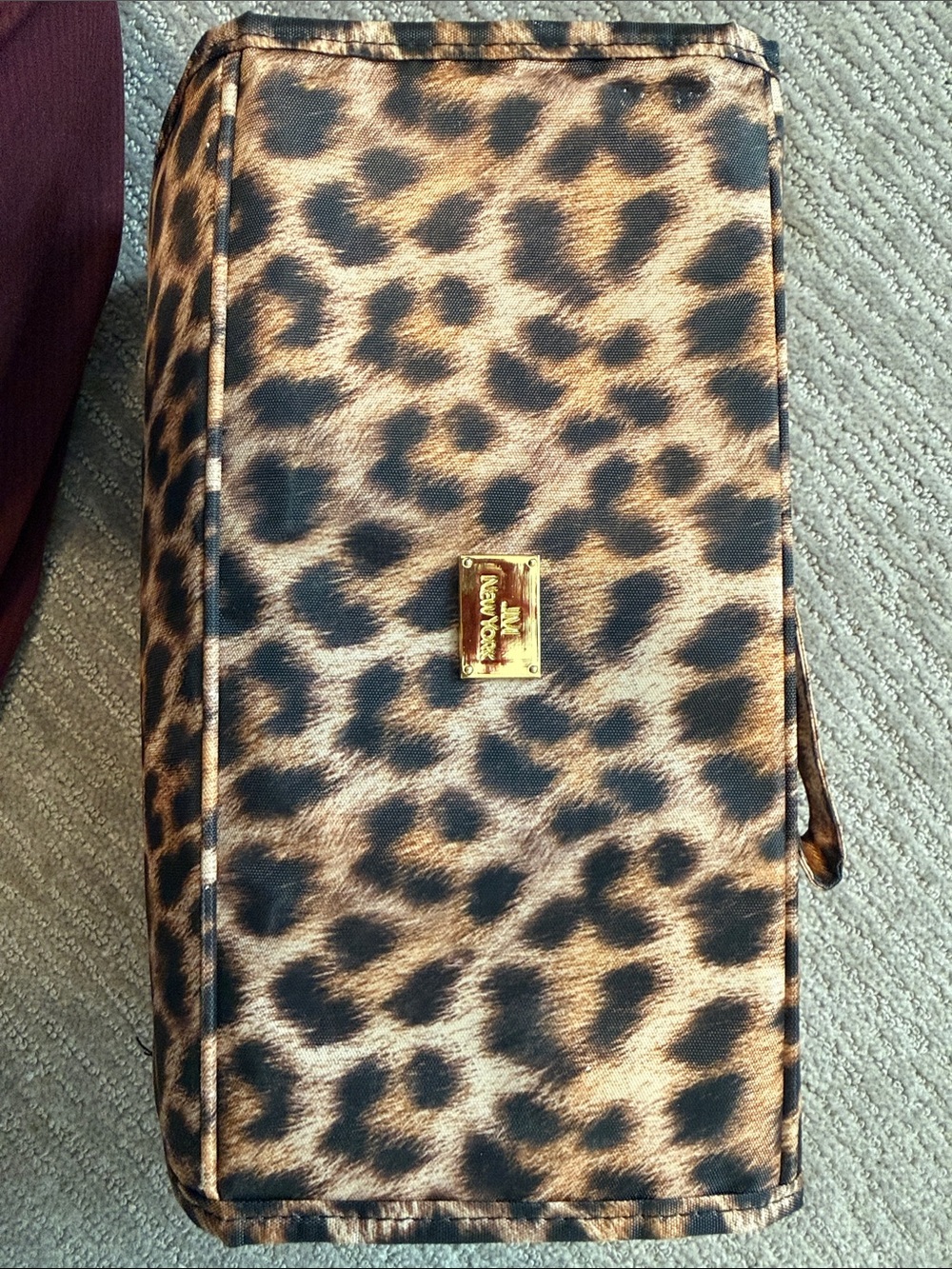 Joy Mangano Leopard Print Hanging Travel Organizer - set of 4 - Picture 2 of 3
